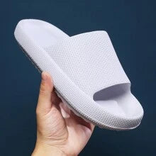 Cloud Slippers for Women and Men,Pillow Slippers Thicken Sole Cloud Cushion Slides Super Comfy Soft Foam Slides Non Slip Shower Bathroom Slides Sandals