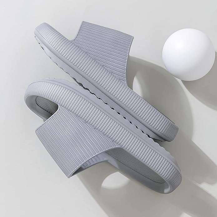 Cloud Slippers for Women and Men,Pillow Slippers Thicken Sole Cloud Cushion Slides Super Comfy Soft Foam Slides Non Slip Shower Bathroom Slides Sandals