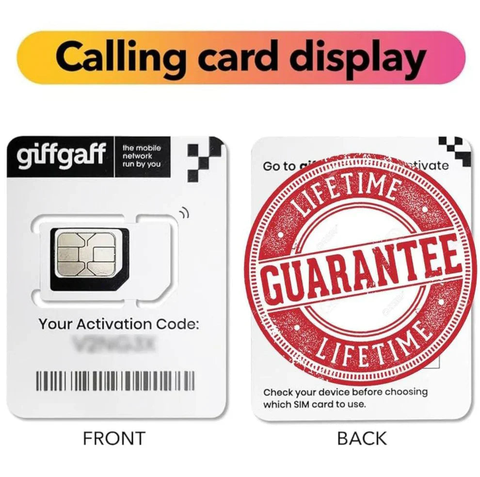 Lifetime UK Sim