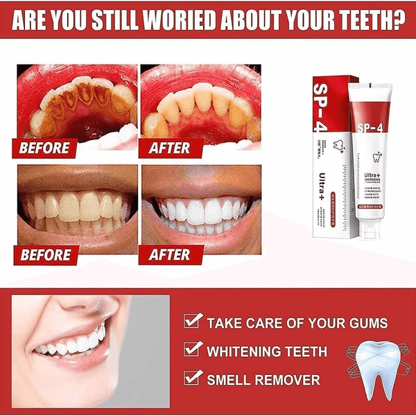 Yayashi SP-4 Ultra + Whitening Probiotic Toothpaste - 120g